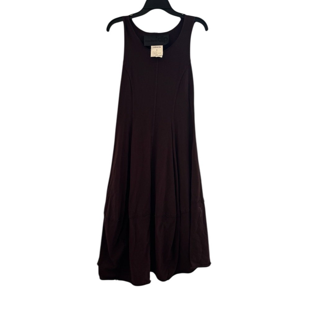 RUNDHOLZ DIP Black label Brown Sleeveless Dress 100%  Cotton Size Small - Picture 3 of 5